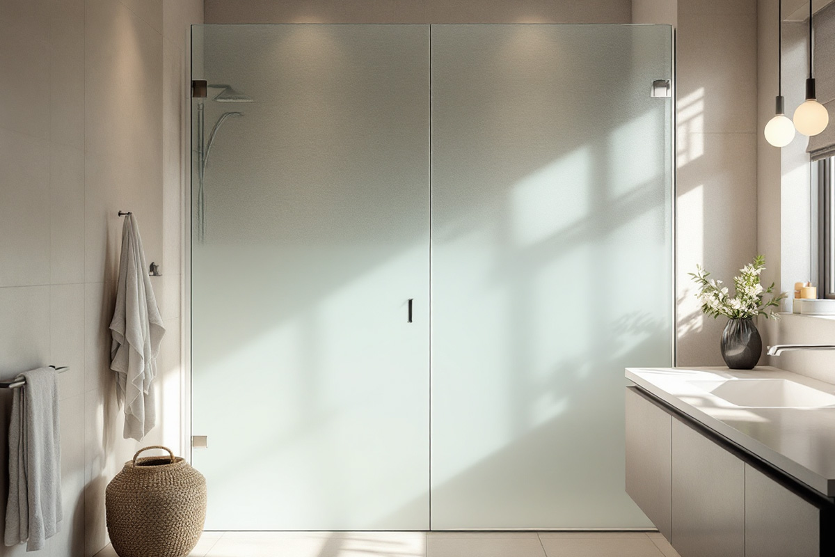 Bathroom Frosted Glass